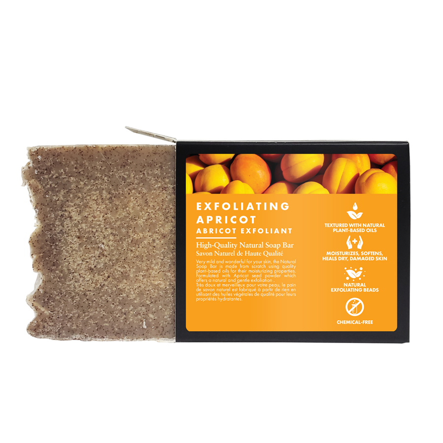 All Natural Soap Apricot Exfoliation Bar- 120g