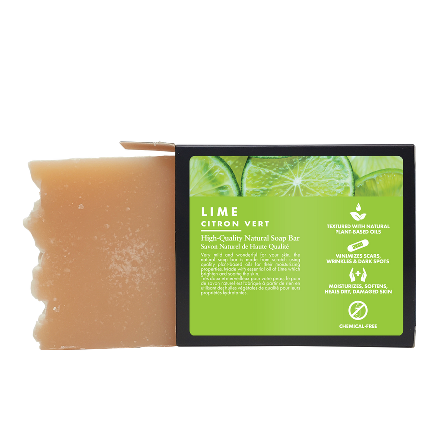 All Natural Soap Lime Citron  Bar- 120g