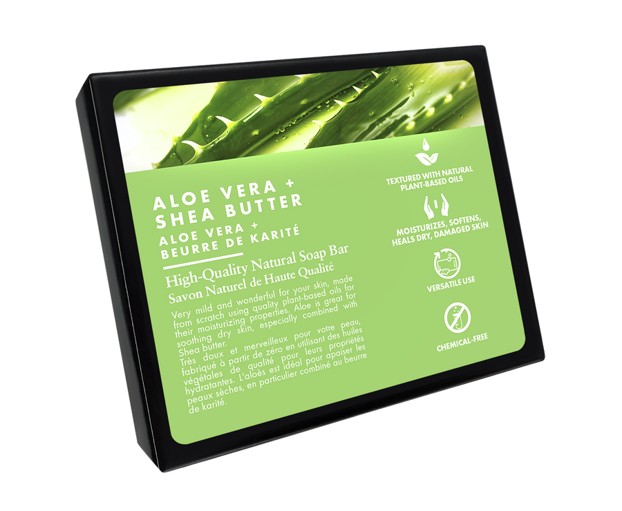 All Natural Soap Aloe Vera & Shea Butter  Bar - 120g