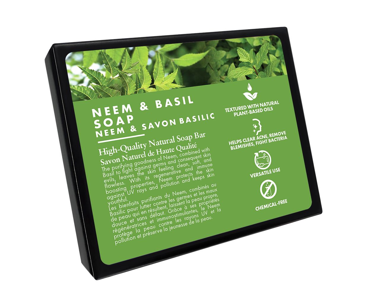 All Natural Soap Neem & Basil 120g