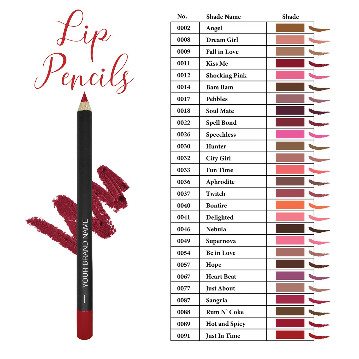 Lip Pencil All Colors