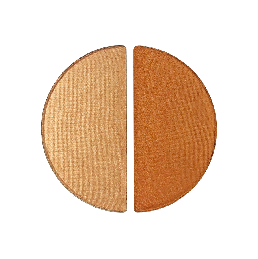 Duo Bronzer Dark/Light Half Moon PP - Refill