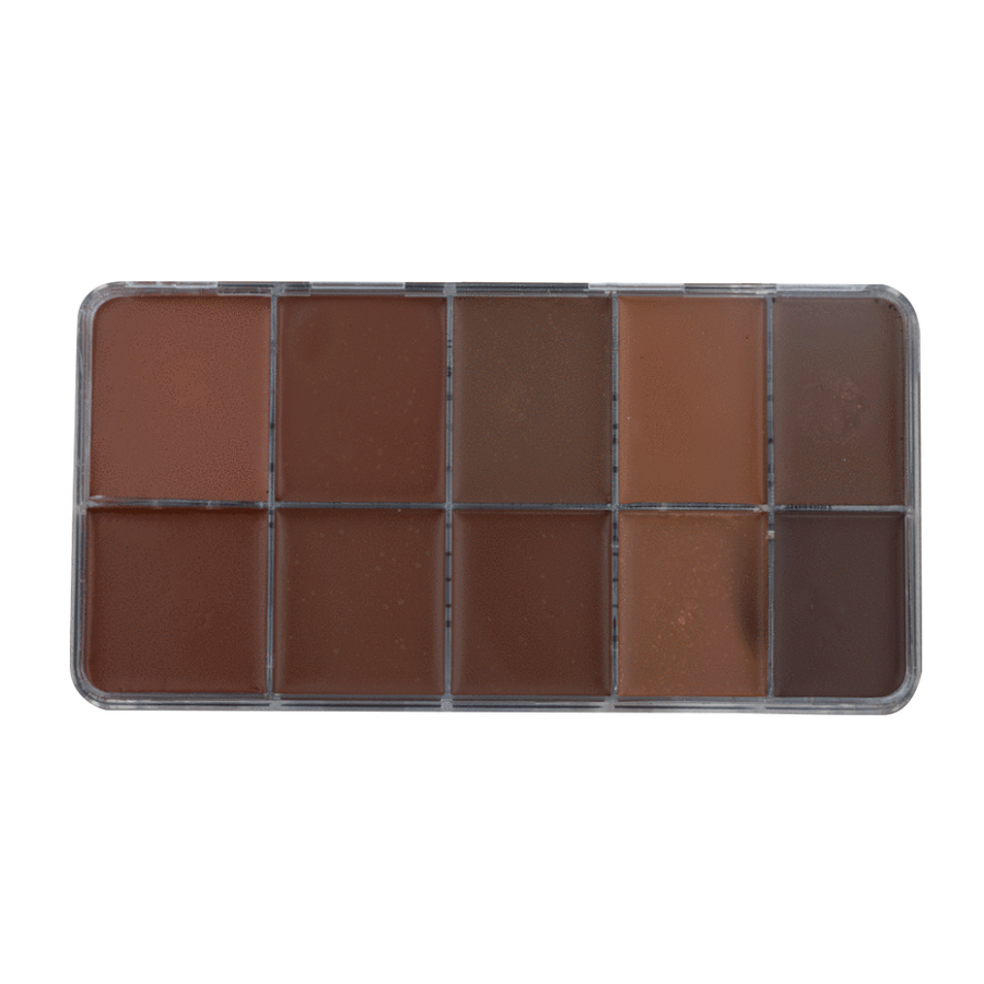 HD Cream Foundation Dark (10) Palette